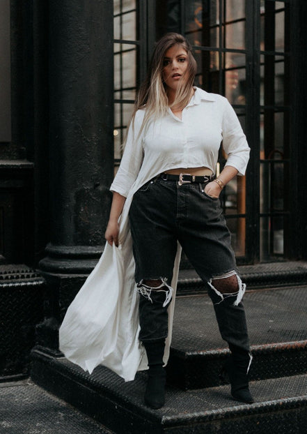 Times Square White - Blouse