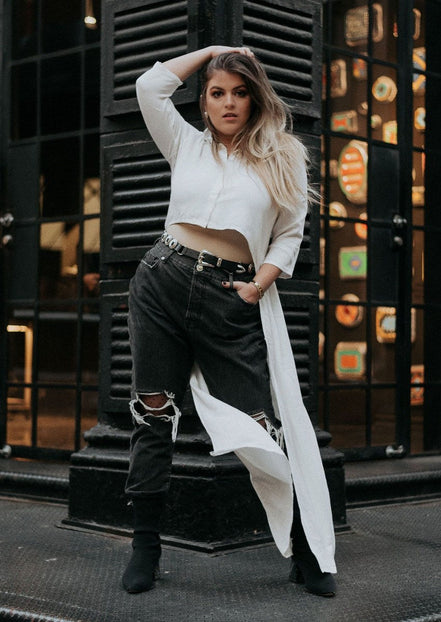 Times Square White - Blouse