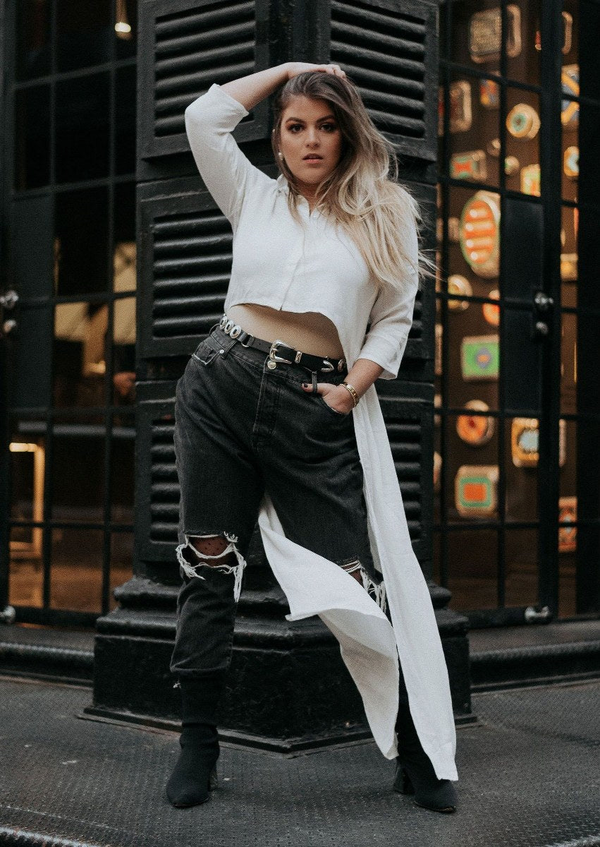 Times Square White - Blouse