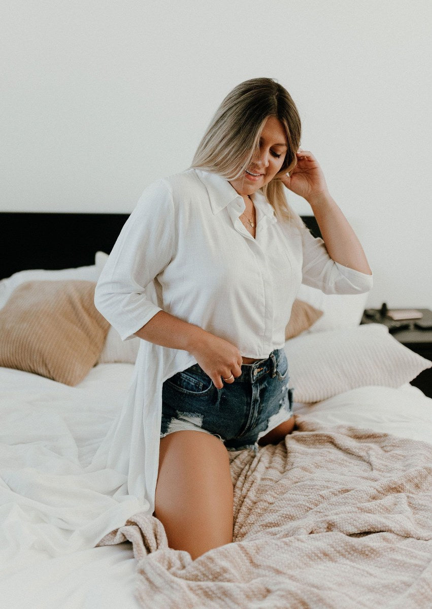 Times Square White - Blouse