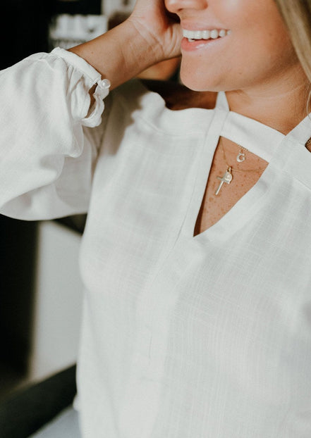 Grand Central White - Blouse