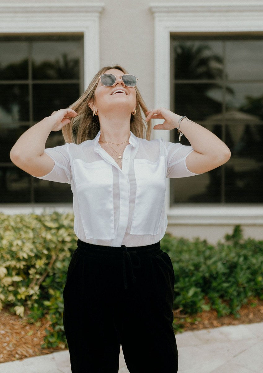 Soho White - Blouse
