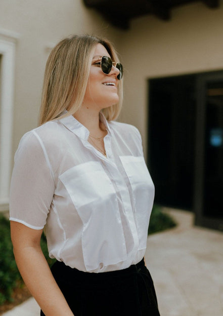 Soho White - Blouse