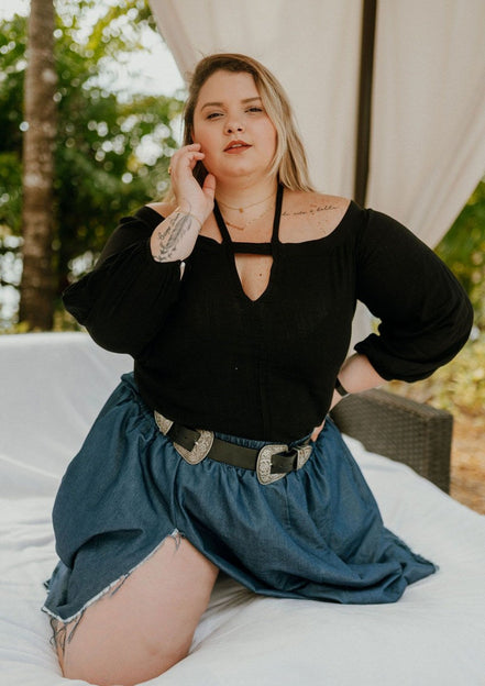 Grand Central Black - Blouse